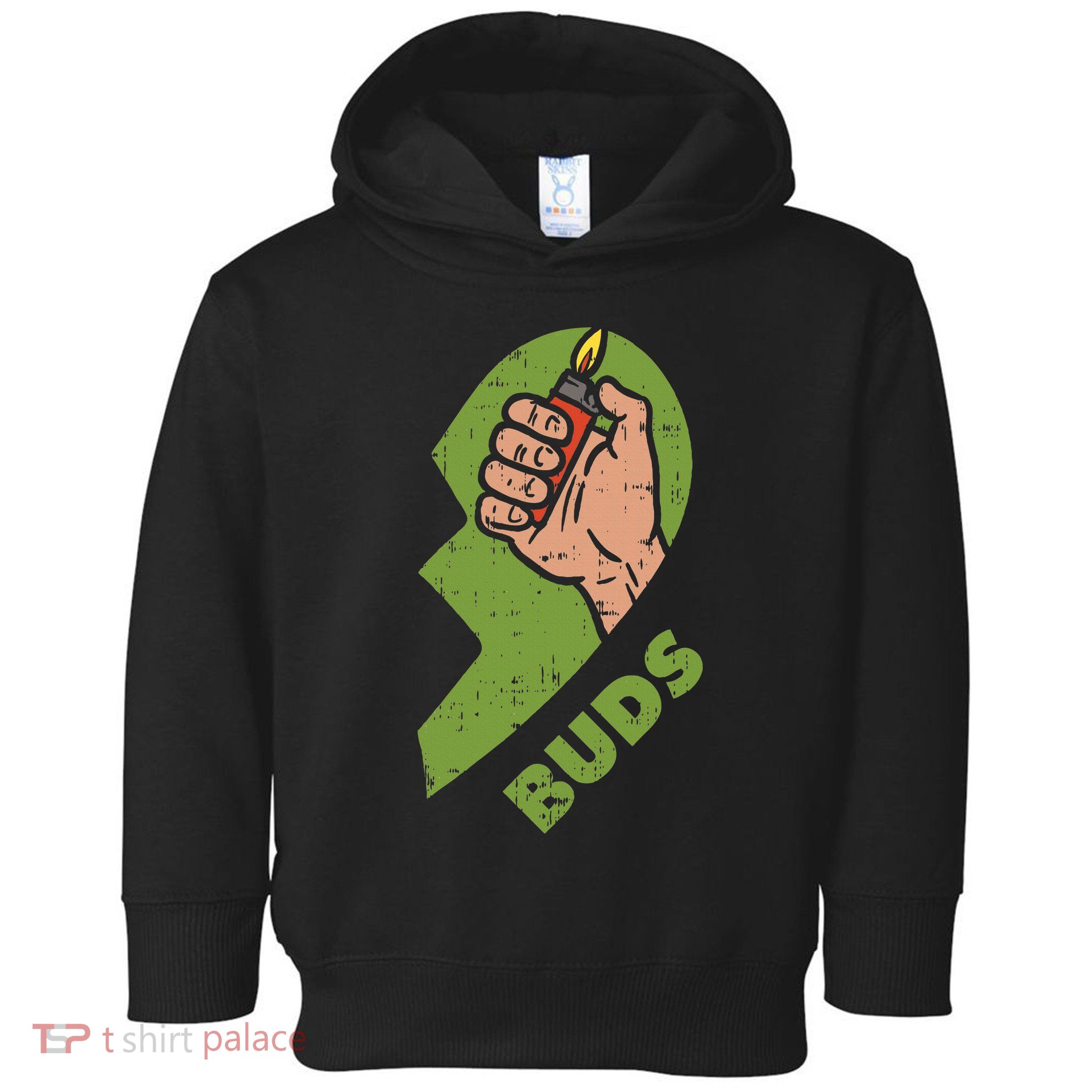 Best Buds Weed Matching Couple Lighter Stoner Friends Toddler Hoodie