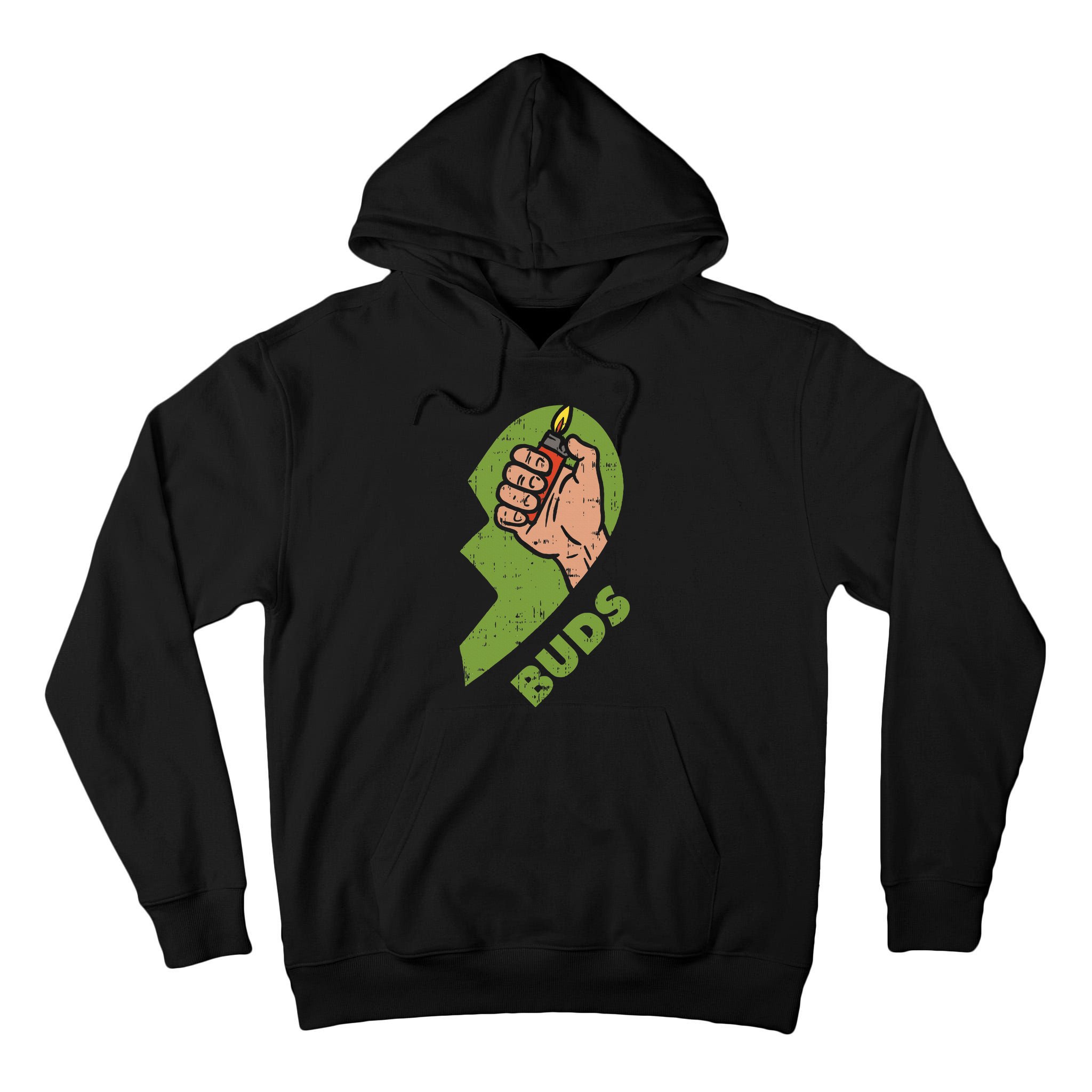 Best Buds Weed Matching Couple Lighter Stoner Friends Tall Hoodie
