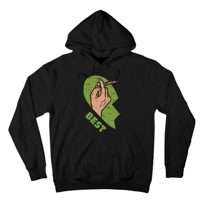 Best Buds Weed Matching Couple Joint Stoner Friends Hoodie