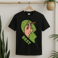Best Buds Weed Matching Couple Joint Stoner Friends T-Shirt