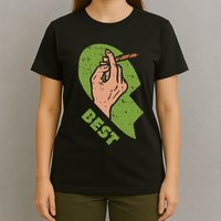 Best Buds Weed Matching Couple Joint Stoner Friends T-Shirt