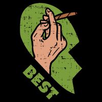 Best Buds Weed Matching Couple Joint Stoner Friends T-Shirt