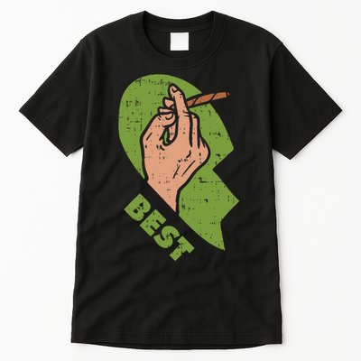 Best Buds Weed Matching Couple Joint Stoner Friends Tall T-Shirt