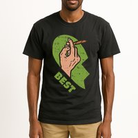 Best Buds Weed Matching Couple Joint Stoner Friends Tall T-Shirt