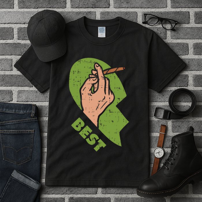 Best Buds Weed Matching Couple Joint Stoner Friends Tall T-Shirt