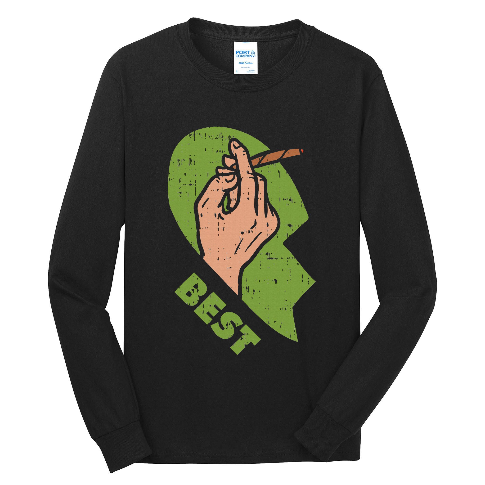 Best Buds Weed Matching Couple Joint Stoner Friends Tall Long Sleeve T-Shirt