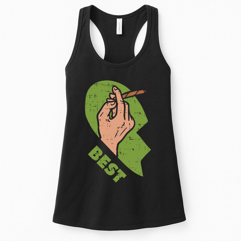 Best Buds Weed Matching Couple Joint Stoner Friends Womens Tank Top