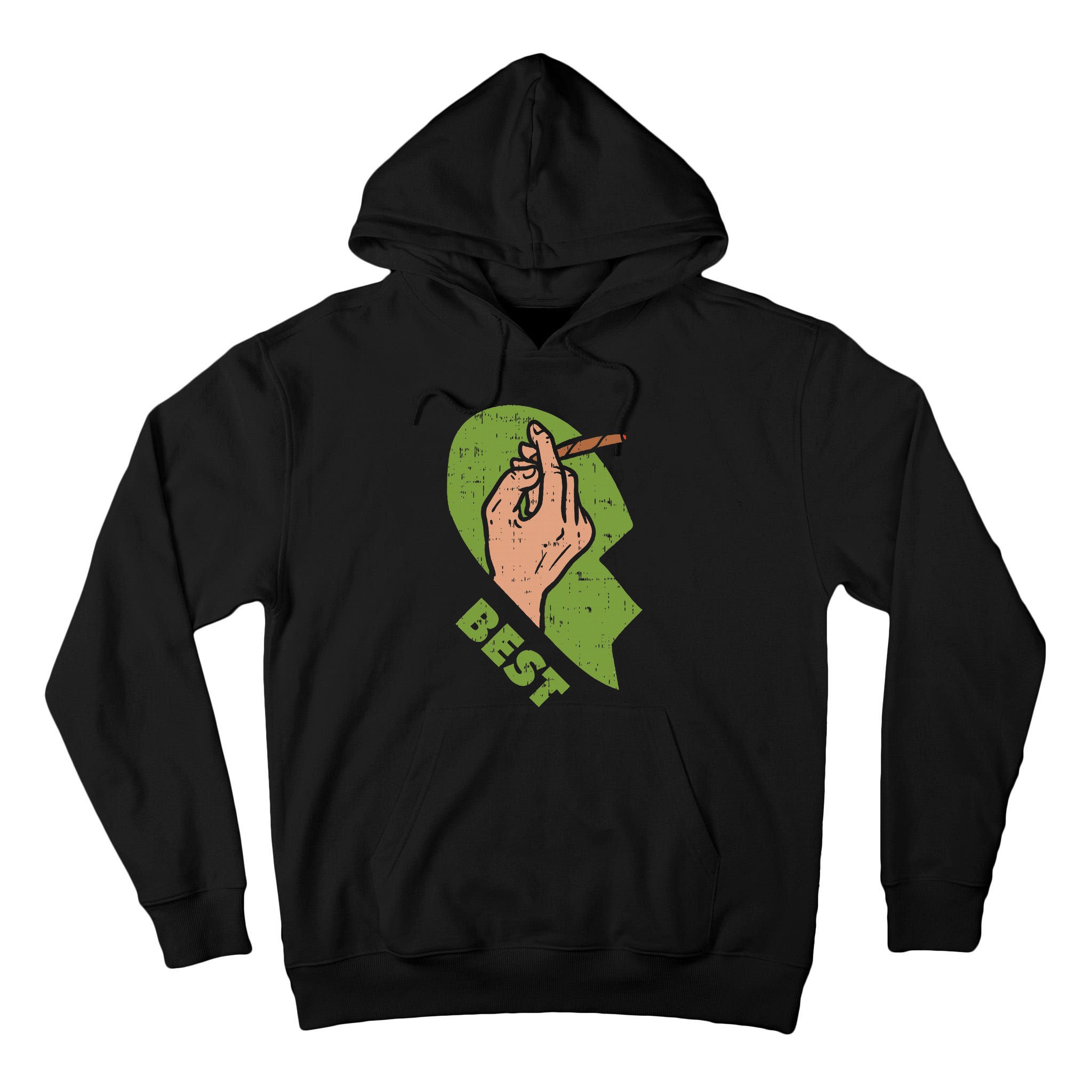 Best Buds Weed Matching Couple Joint Stoner Friends Tall Hoodie