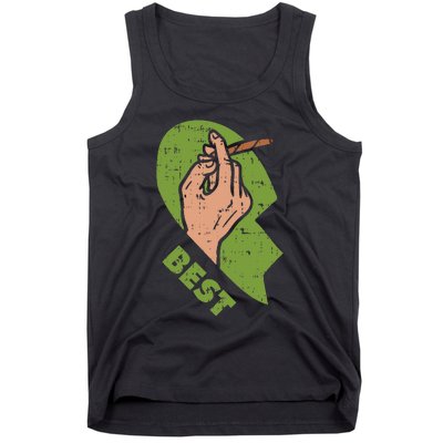 Best Buds Weed Matching Couple Joint Stoner Friends Tank Top