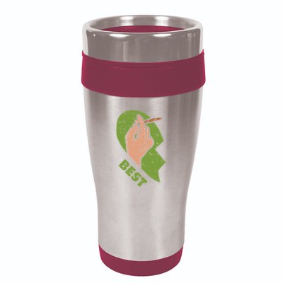 Best Buds Weed Matching Couple Joint Stoner Friends 16oz Travel Tumbler