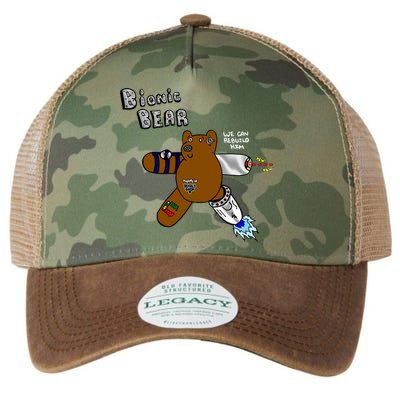 Bionic Bear We Can Rebuilt Him Legacy Tie Dye Trucker Hat