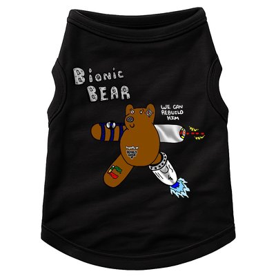 Bionic Bear We Can Rebuilt Him Doggie Tank