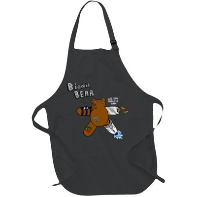 Bionic Bear We Can Rebuilt Him Full-Length Apron With Pockets