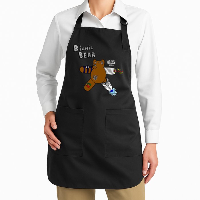 Bionic Bear We Can Rebuilt Him Apron