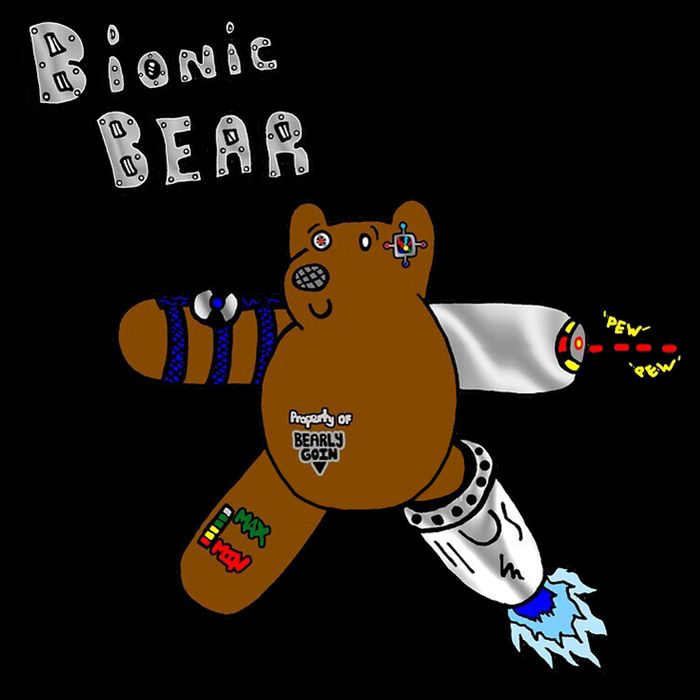 Bionic Bear We Can Rebuilt Him 16oz Travel Tumbler
