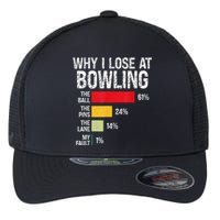 Bowling Bowler Women Funny Bowling Player Lover Team Pun Flexfit Unipanel Trucker Cap