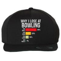 Bowling Bowler Women Funny Bowling Player Lover Team Pun Wool Snapback Cap