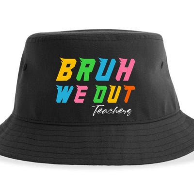 Bye Bruh We Out End Of School Sustainable Bucket Hat