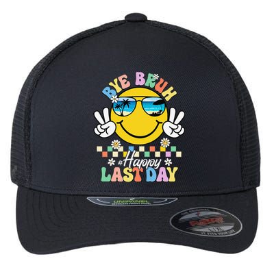 Bye Bruh We Out Happy Last Day Of School Teacher Summer Flexfit Unipanel Trucker Cap