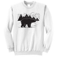 Black Bear Wildlife Animal Wilderness Graphic Sweatshirt