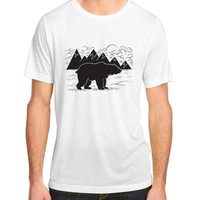 Black Bear Wildlife Animal Wilderness Graphic Adult ChromaSoft Performance T-Shirt