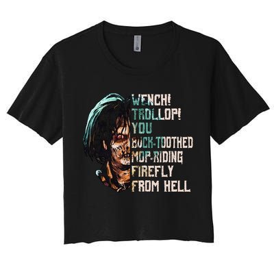 Billy Butcherson Wench Trollop You Buck Toothed MopRiding Firefly Crop Top