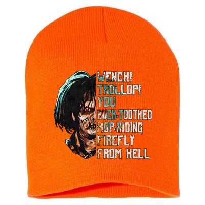 Billy Butcherson Wench Trollop You Buck Toothed MopRiding Firefly Short Acrylic Beanie