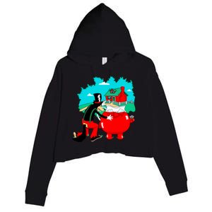 Big Bad Wolf Kool Aid Crop Fleece Hoodie