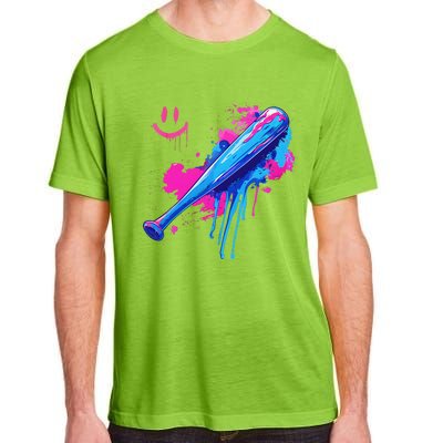 Baseball Bat With Sprinkles Drip Gift Adult ChromaSoft Performance T-Shirt