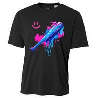 Baseball Bat With Sprinkles Drip Gift Cooling Performance Crew T-Shirt