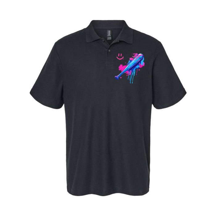 Baseball Bat With Sprinkles Drip Gift Softstyle Adult Sport Polo