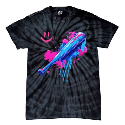 Baseball Bat With Sprinkles Drip Gift Tie-Dye T-Shirt