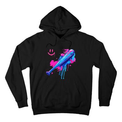 Baseball Bat With Sprinkles Drip Gift Tall Hoodie