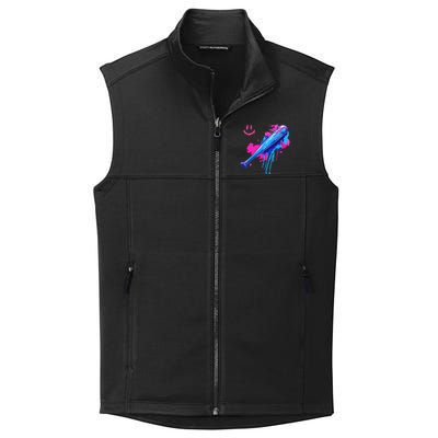 Baseball Bat With Sprinkles Drip Gift Collective Smooth Fleece Vest