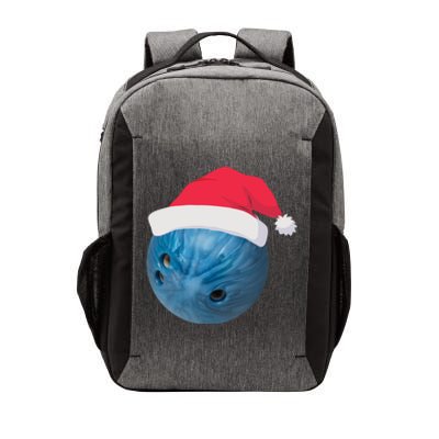 Bowling Ball With Christmas Hat Christmas Bowling Funny Gift Vector Backpack