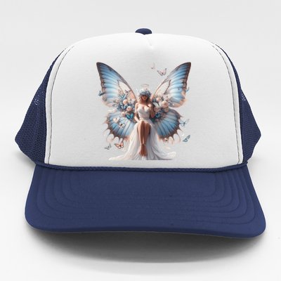 Beautiful Butterfly Wings Angel Rainbow Butterflies Gift Trucker Hat