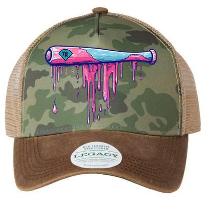 Baseball Bat With Sprinkles Drip Gift Legacy Tie Dye Trucker Hat