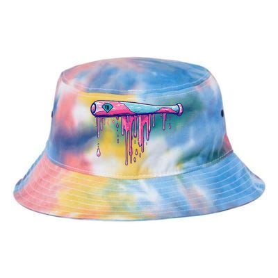 Baseball Bat With Sprinkles Drip Gift Tie Dye Newport Bucket Hat