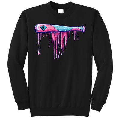 Baseball Bat With Sprinkles Drip Gift Sweatshirt