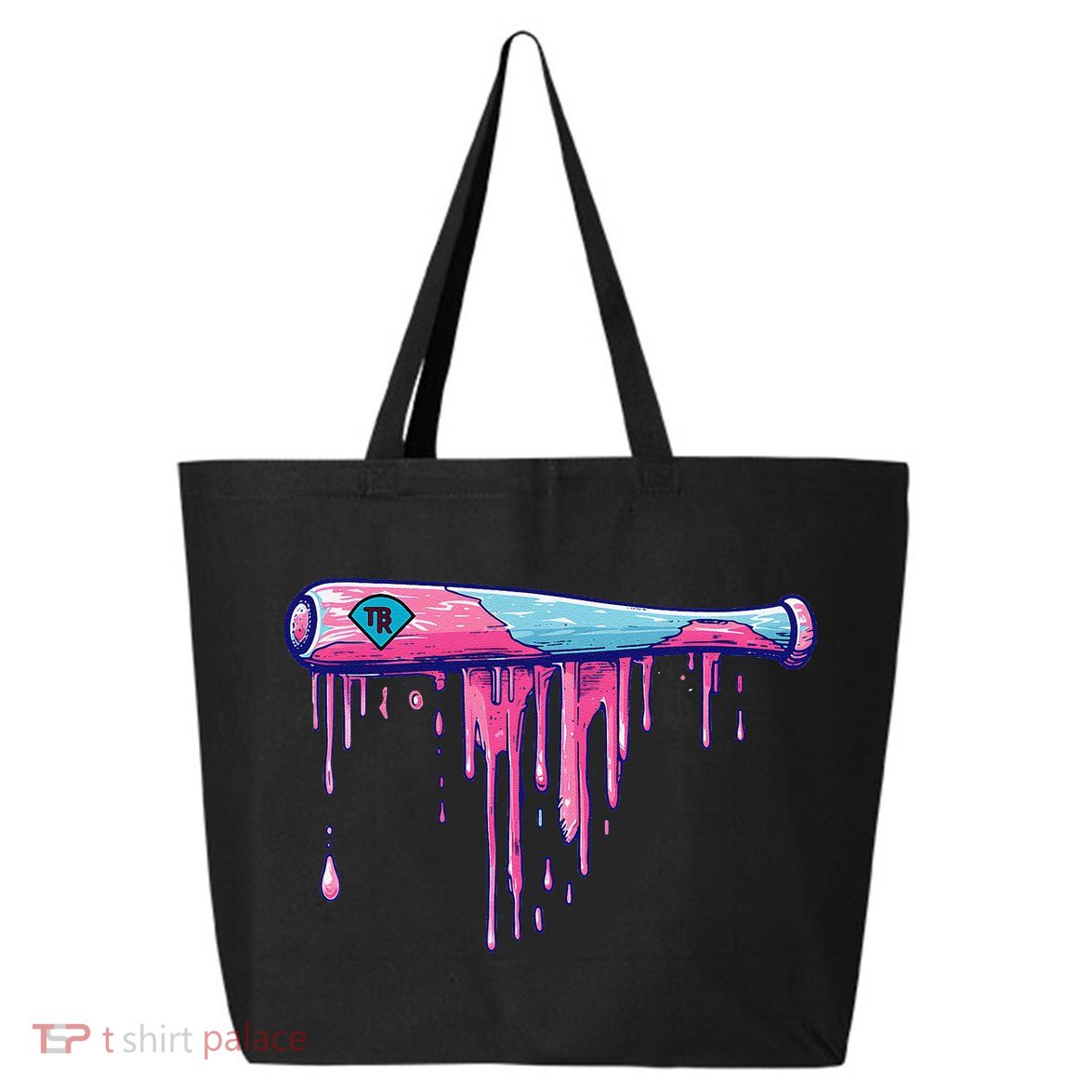 Baseball Bat With Sprinkles Drip Gift 25L Jumbo Tote
