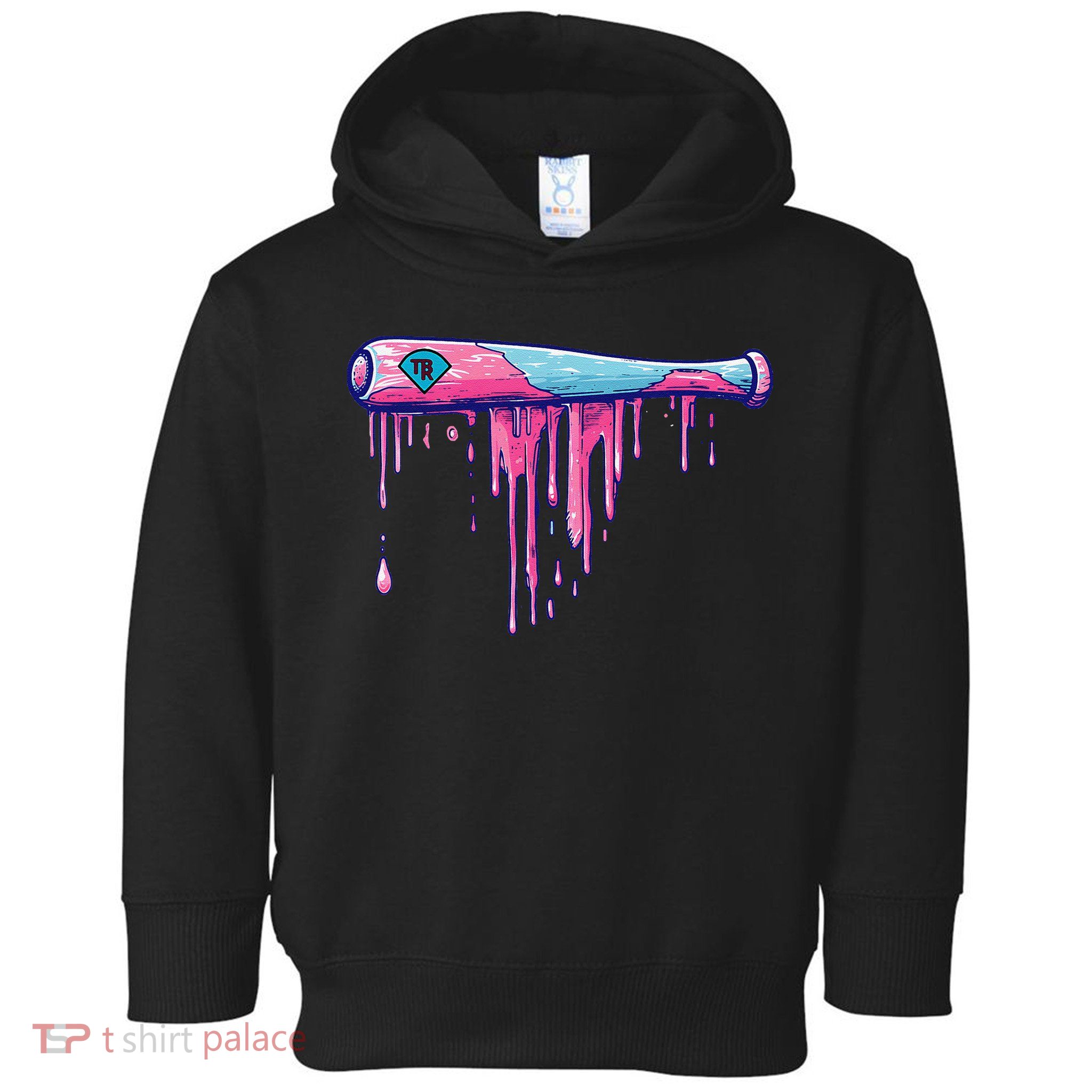 Baseball Bat With Sprinkles Drip Gift Toddler Hoodie