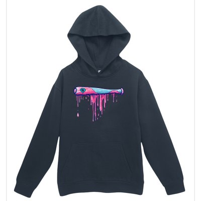 Baseball Bat With Sprinkles Drip Gift Urban Pullover Hoodie