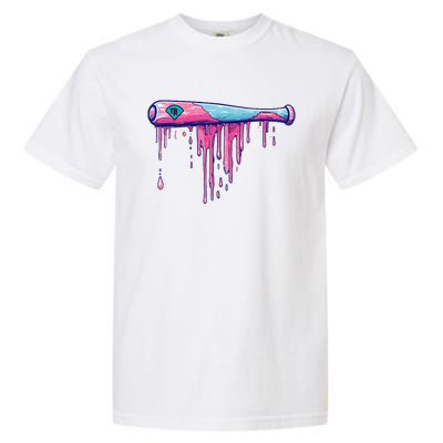 Baseball Bat With Sprinkles Drip Gift Garment-Dyed Heavyweight T-Shirt