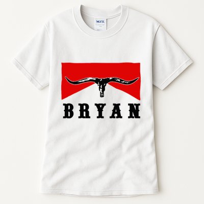 Bryan Bullhead Western Cowboy Cow Skull Tall T-Shirt