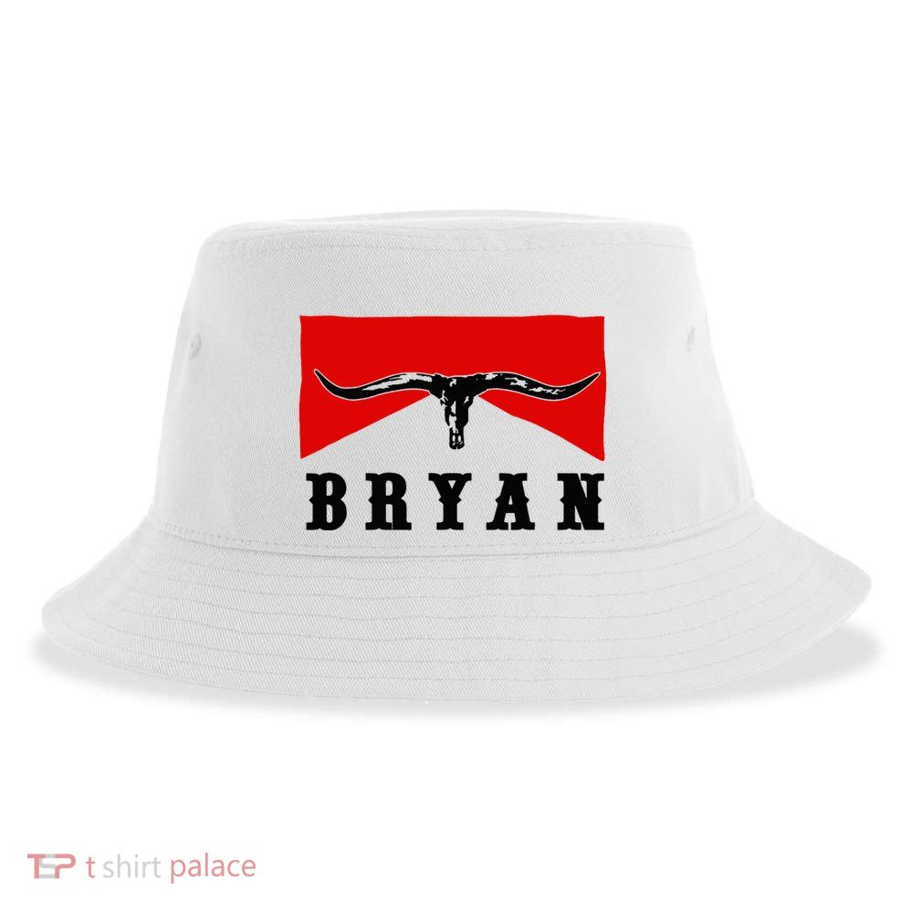 Bryan Bullhead Western Cowboy Cow Skull Sustainable Bucket Hat