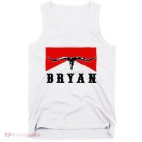 Bryan Bullhead Western Cowboy Cow Skull Tank Top
