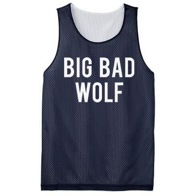 Big Bad Wolf Funny Wolves Werewolf Cool Dog Gift Tee Mesh Reversible Basketball Jersey Tank