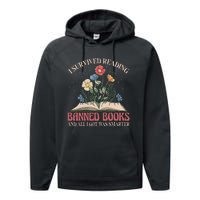 Banned Books Week Bookworm Banned Books Reader Performance Fleece Hoodie