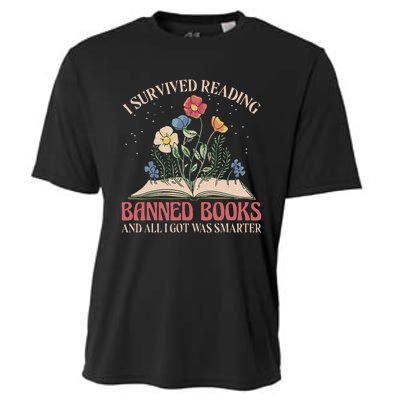 Banned Books Week Bookworm Banned Books Reader Cooling Performance Crew T-Shirt