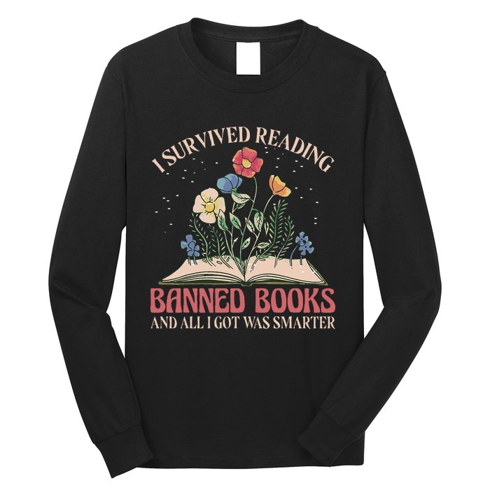 Banned Books Week Bookworm Banned Books Reader Long Sleeve Shirt